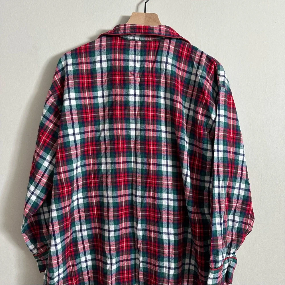 Disney Red Green Plaid Winnie the Pooh Nightshirt - Picture 9 of 10